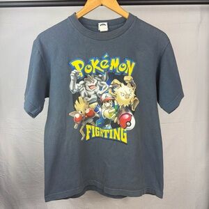 Vintage Fighting Pokemon 2000 Nintendo T-Shirt Size Youth XLarge